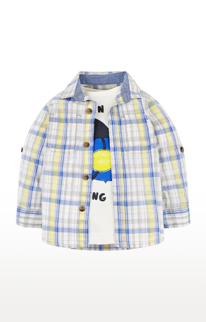 Mothercare | Multicoloured Checked Shirts 0