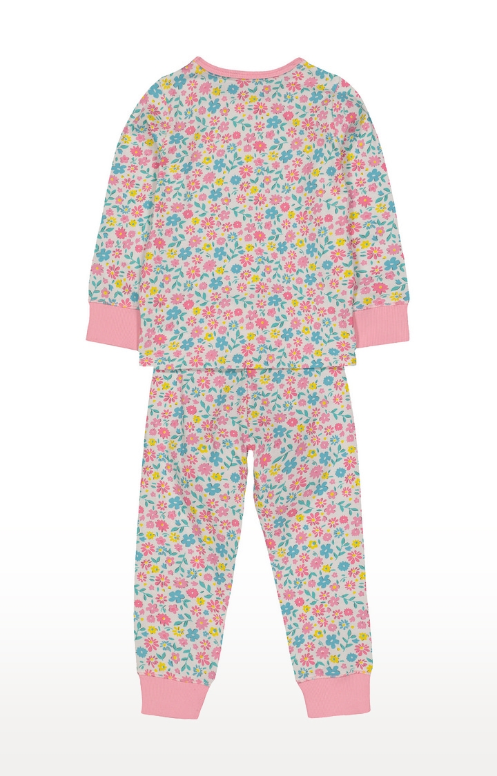 Mothercare | Multicoloured Printed Nightsuitt 1