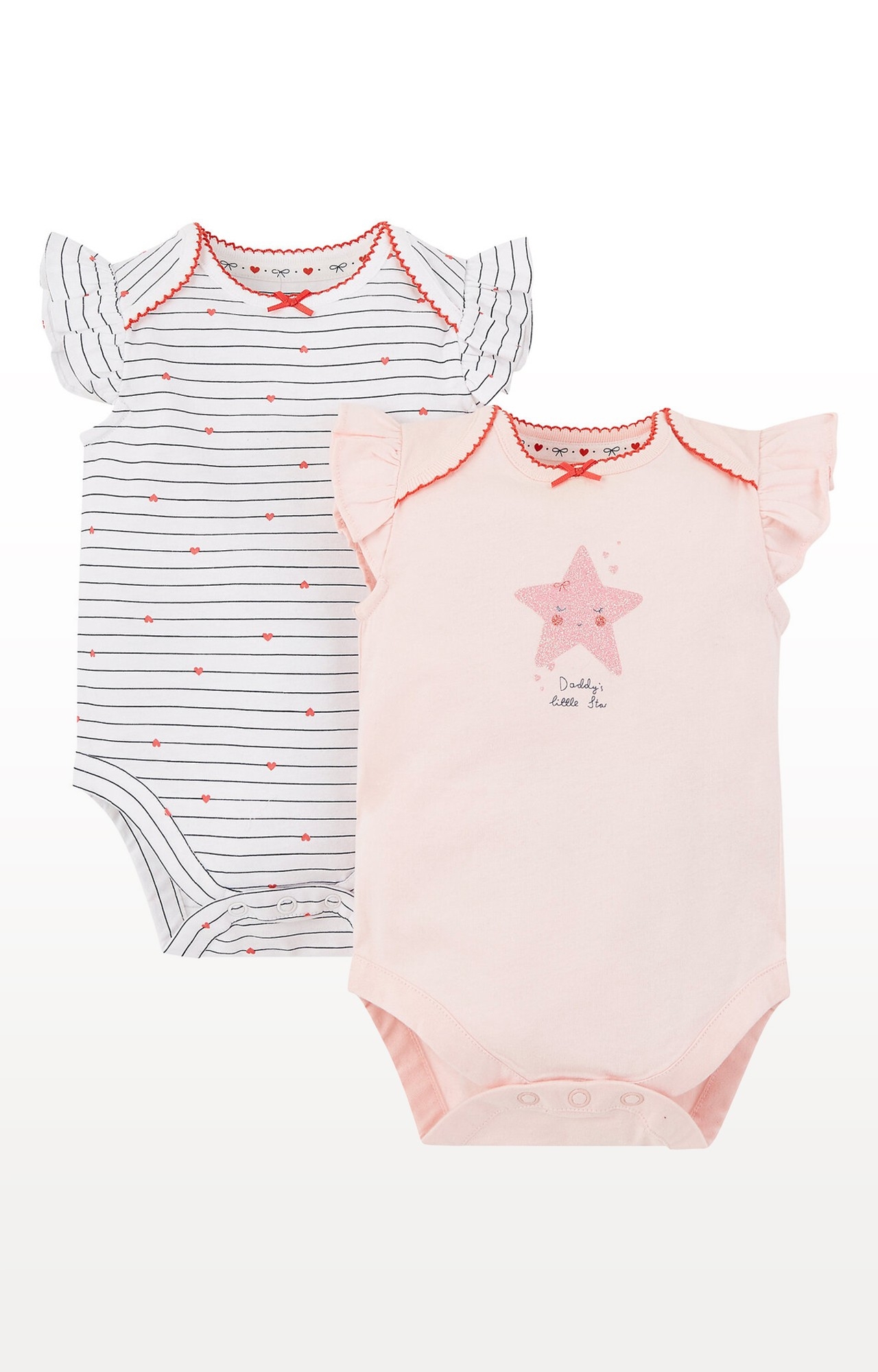 Mothercare | Daddy'S Little Star and Heart Bodysuits - Pack of 2 0