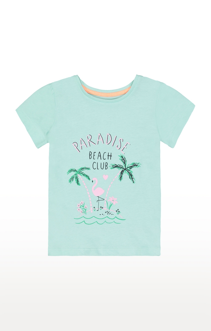 Mothercare | Turquoise Printed Top 0