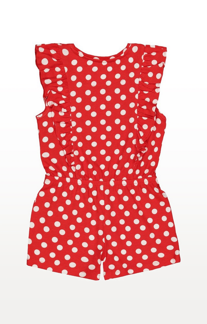 Mothercare | Red Polka Dot Playsuit 1