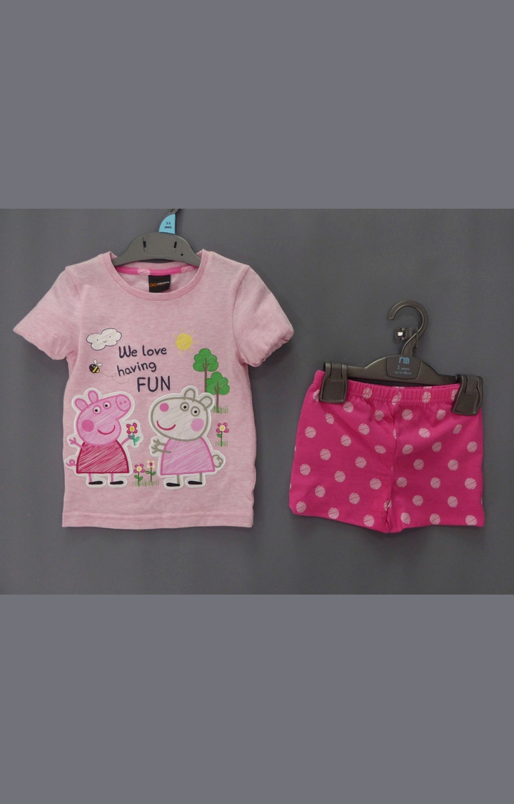 Mothercare | Pink Printed Twin Set 0