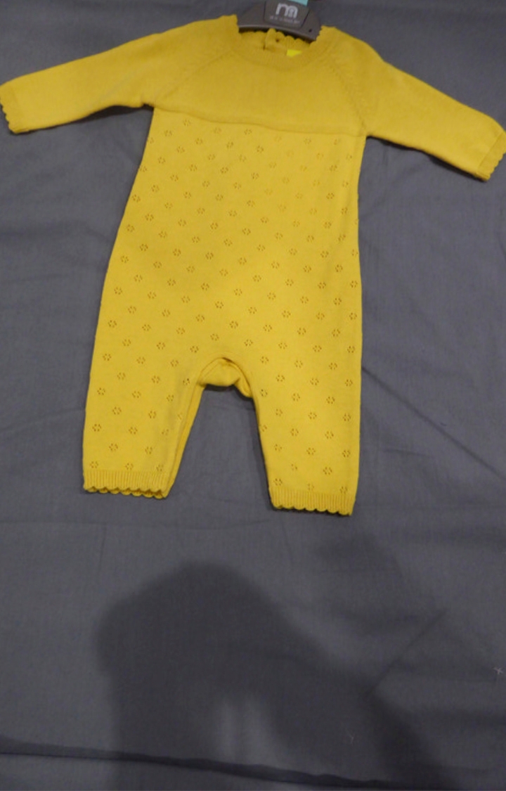 Mothercare | Yellow Printed Romper 0