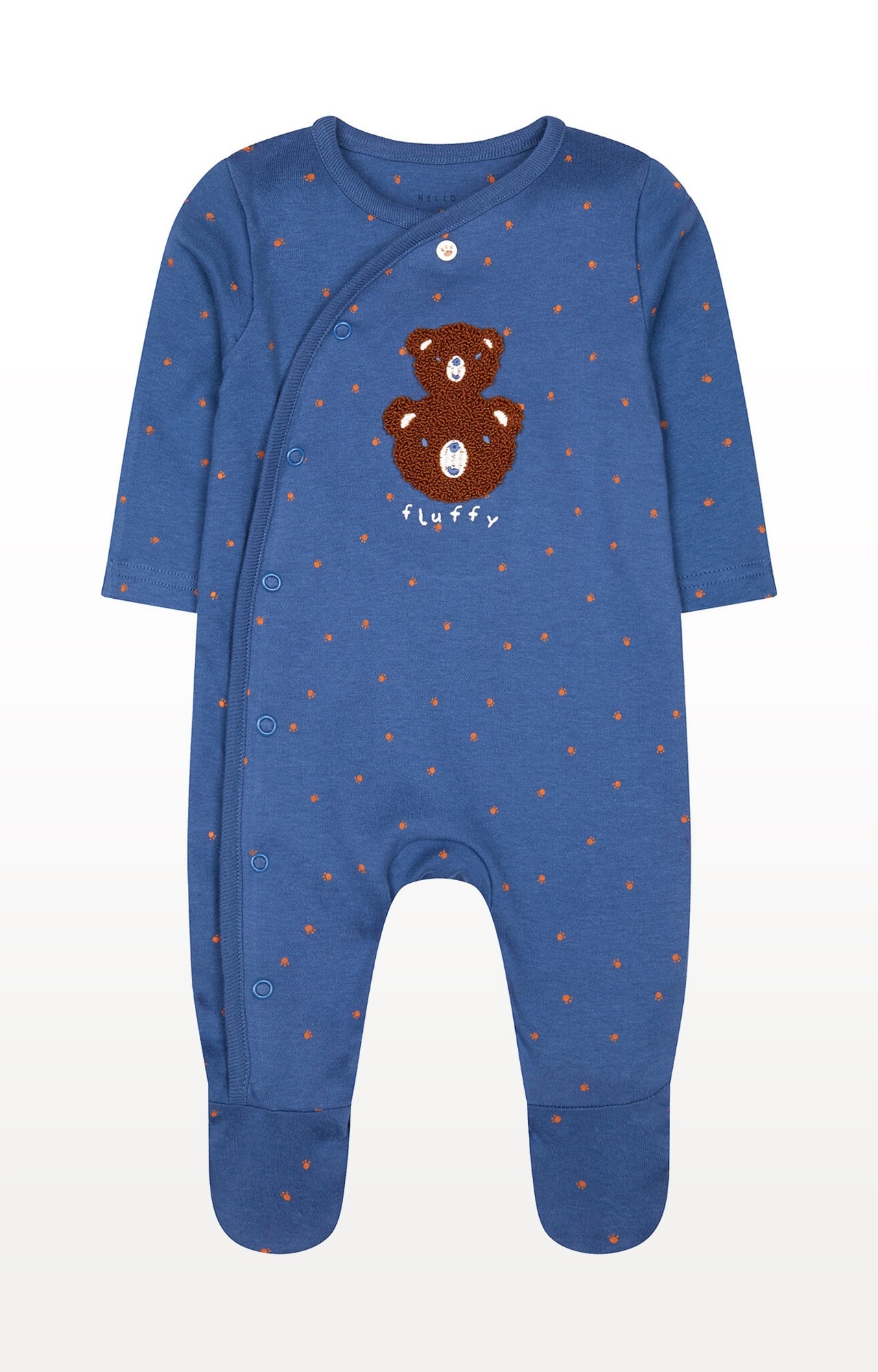 Mothercare | Blue Teddy All In One 0