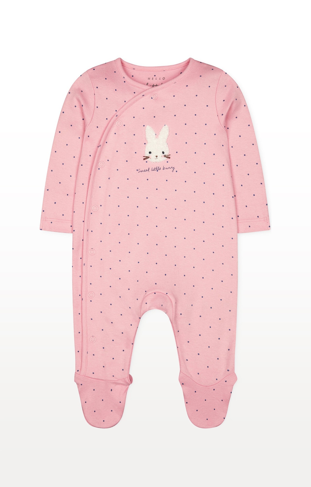 Mothercare | Pink Bunny Spot All In One 0