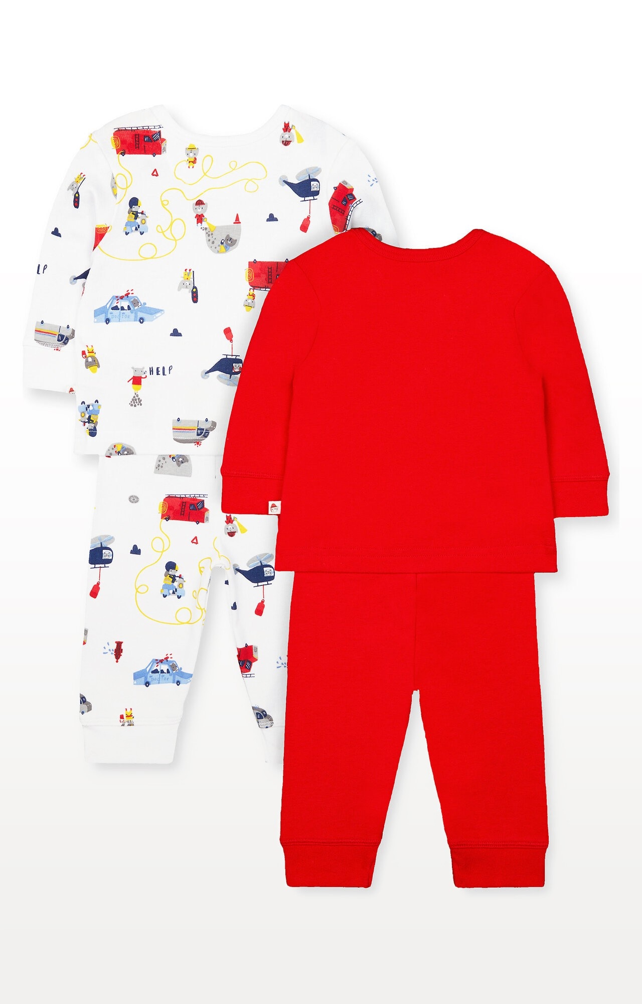 Mothercare | Rescue Animal Friends Pyjamas - Pack of 2 1