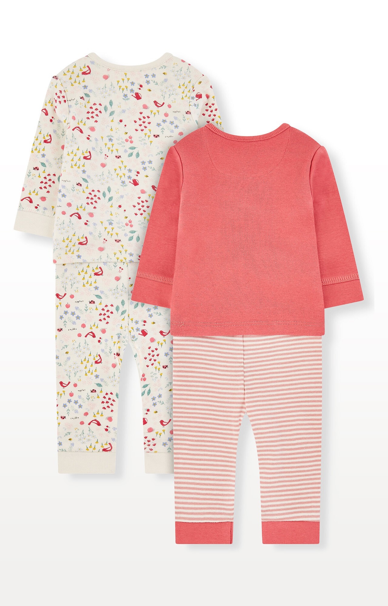 Mothercare | Floral Little Friends Pyjamas - Pack of 2 1
