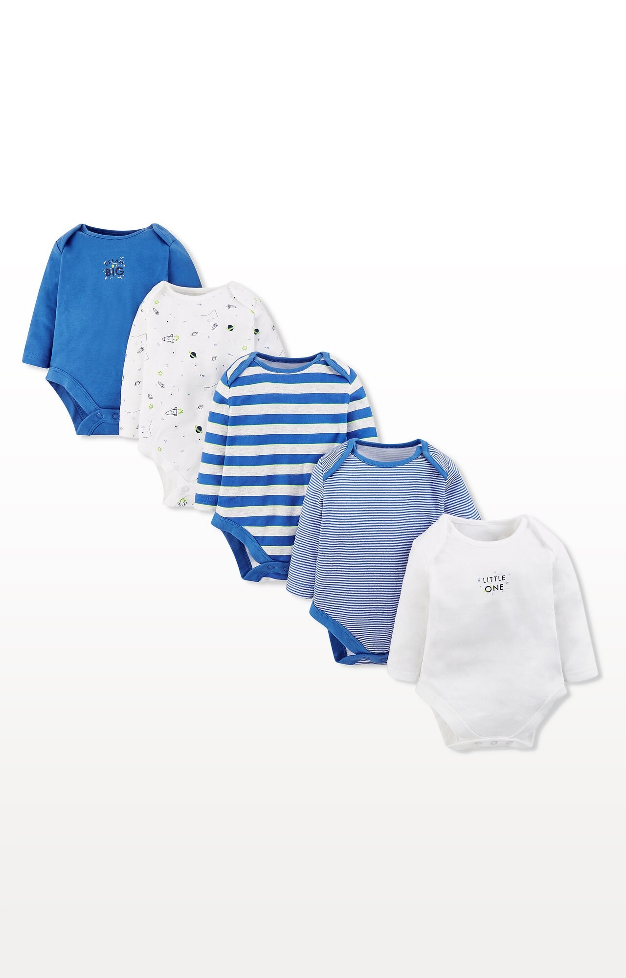 Mothercare | Little Space Bodysuits - Pack of 5 0
