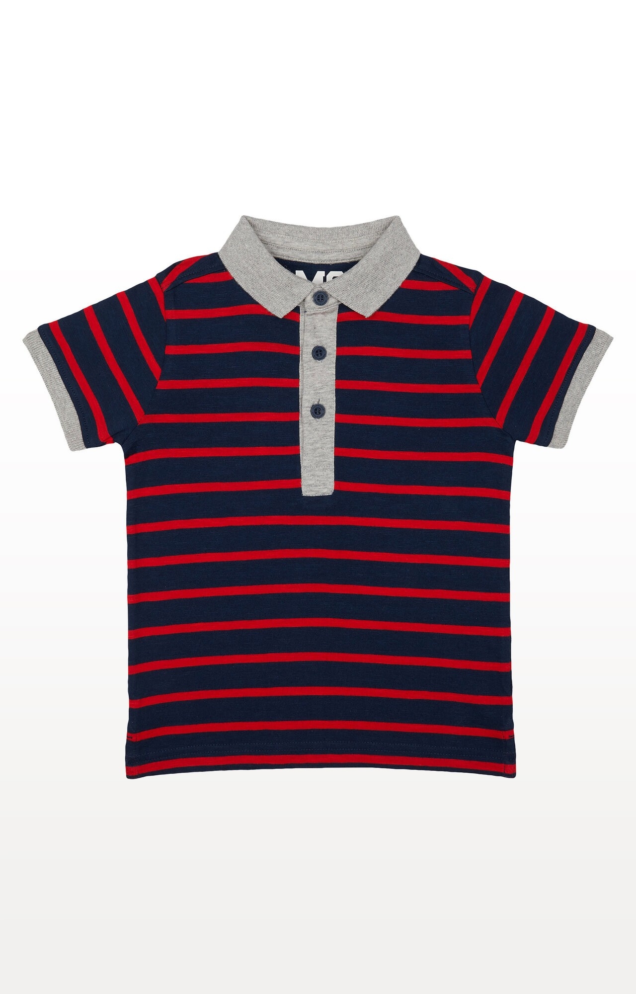 Mothercare | Red Striped Polo Shirt 0