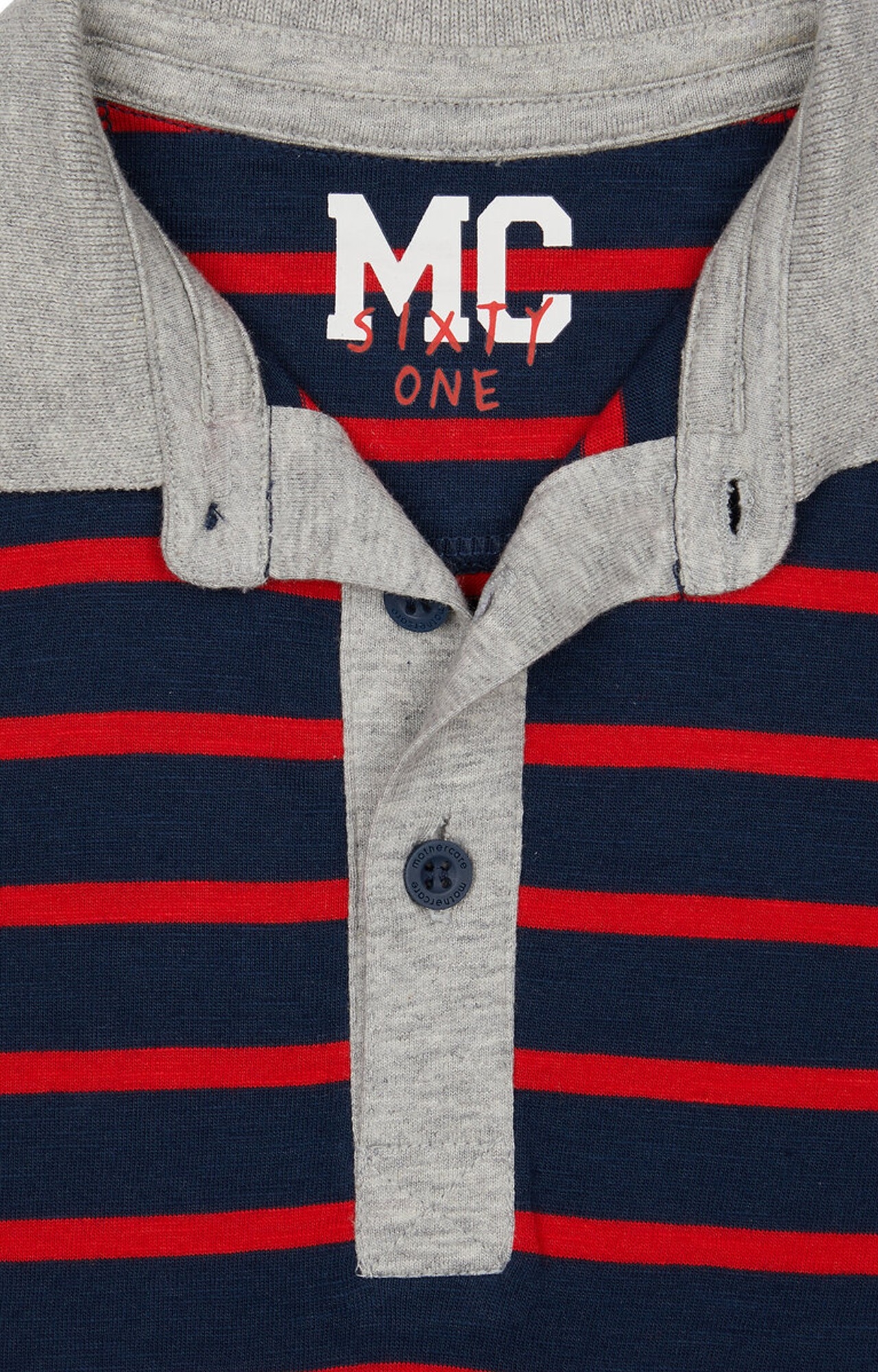 Mothercare | Red Striped Polo Shirt 2