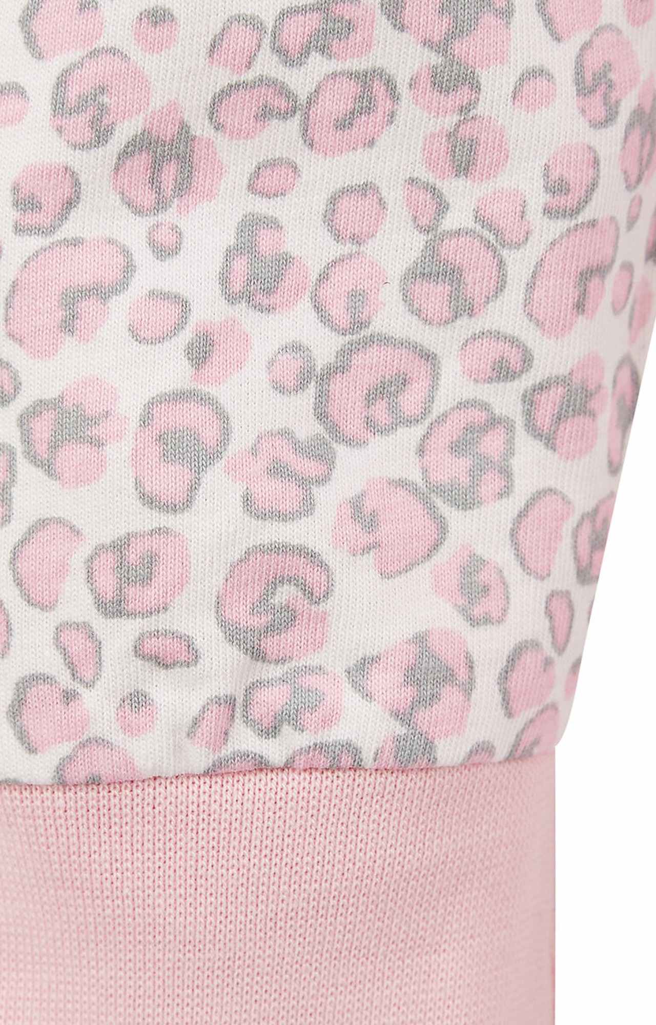 Pink Cat and Leopard Print Pyjamas - Pack of 2