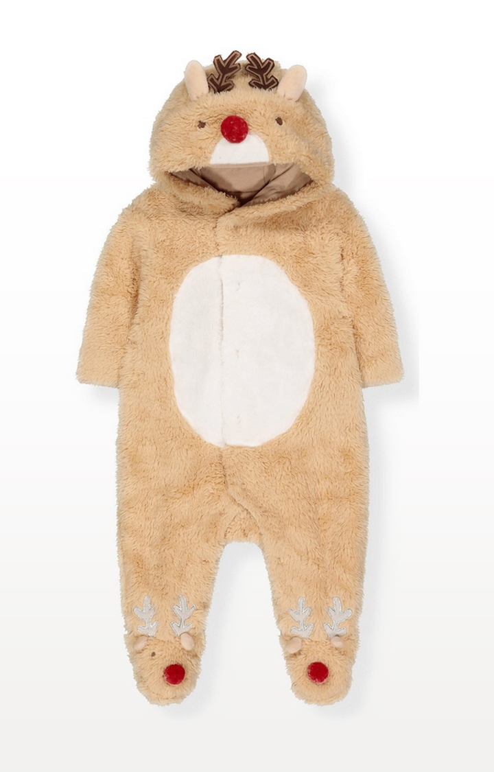 Mothercare | Reindeer Fluffy All In One 0