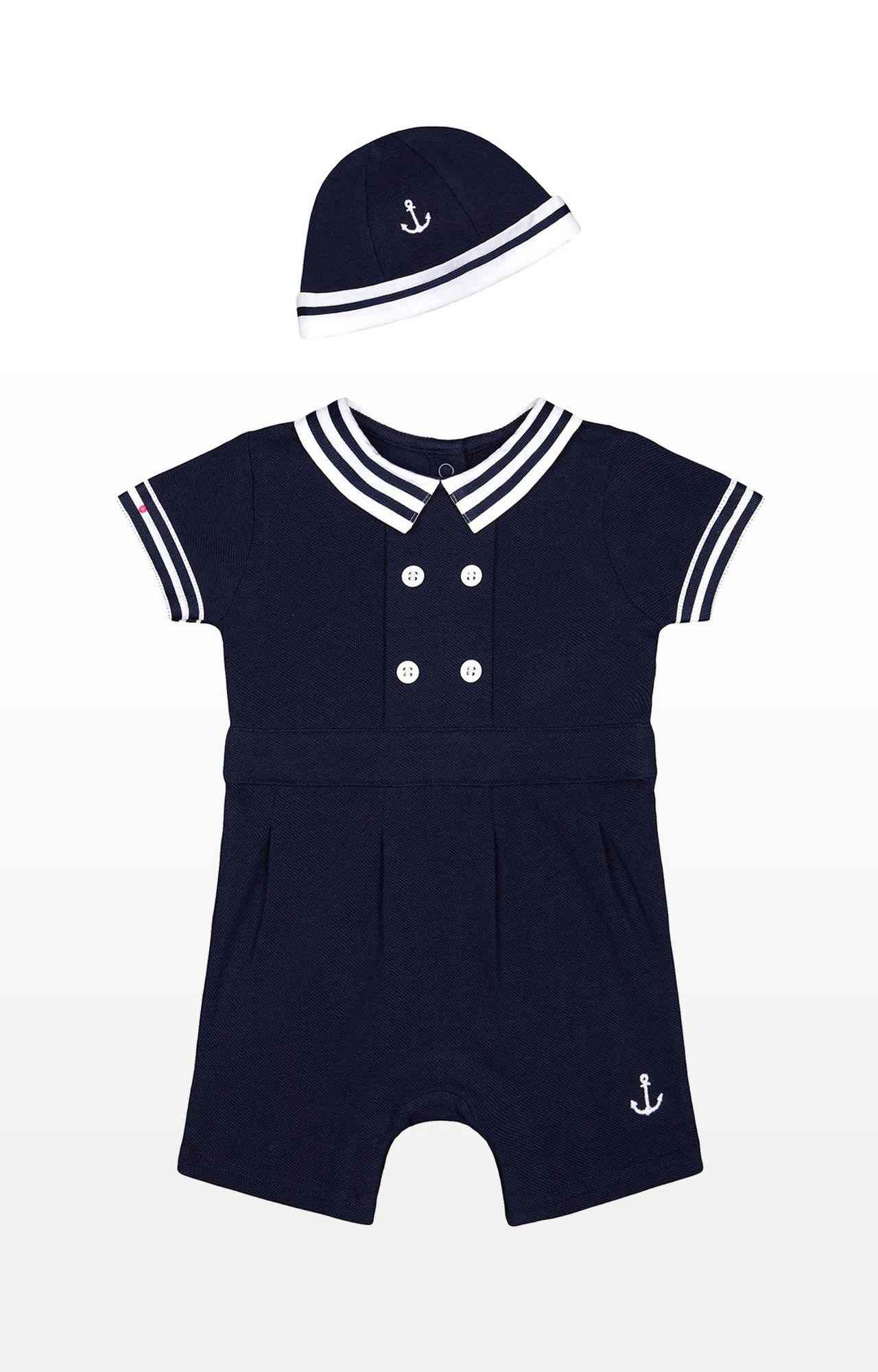 BABIES ROMPER WITH COLLAR HEIRLOOM ANTHEM main image 1