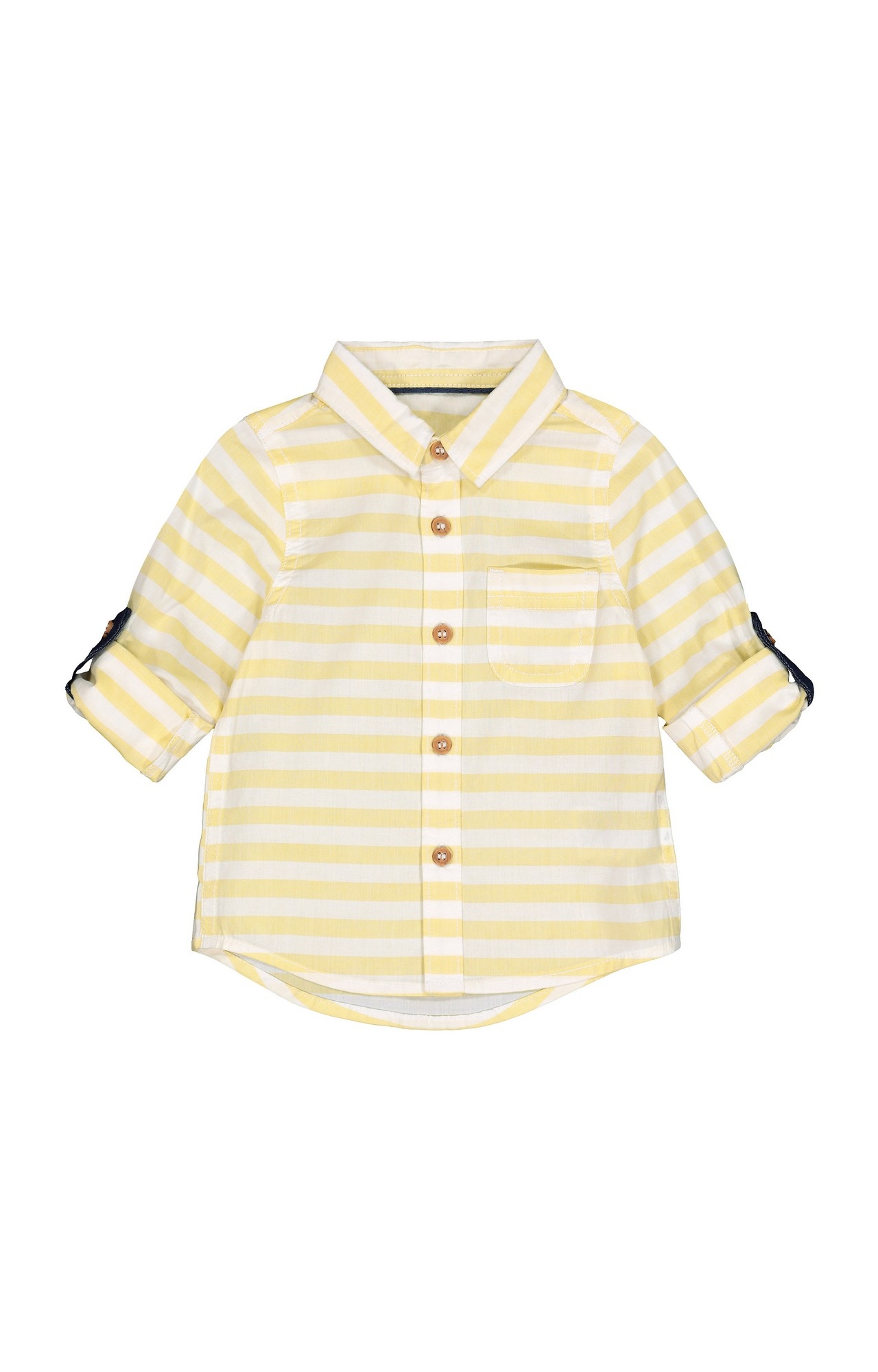 Mothercare | Yellow Striped Shirt 0