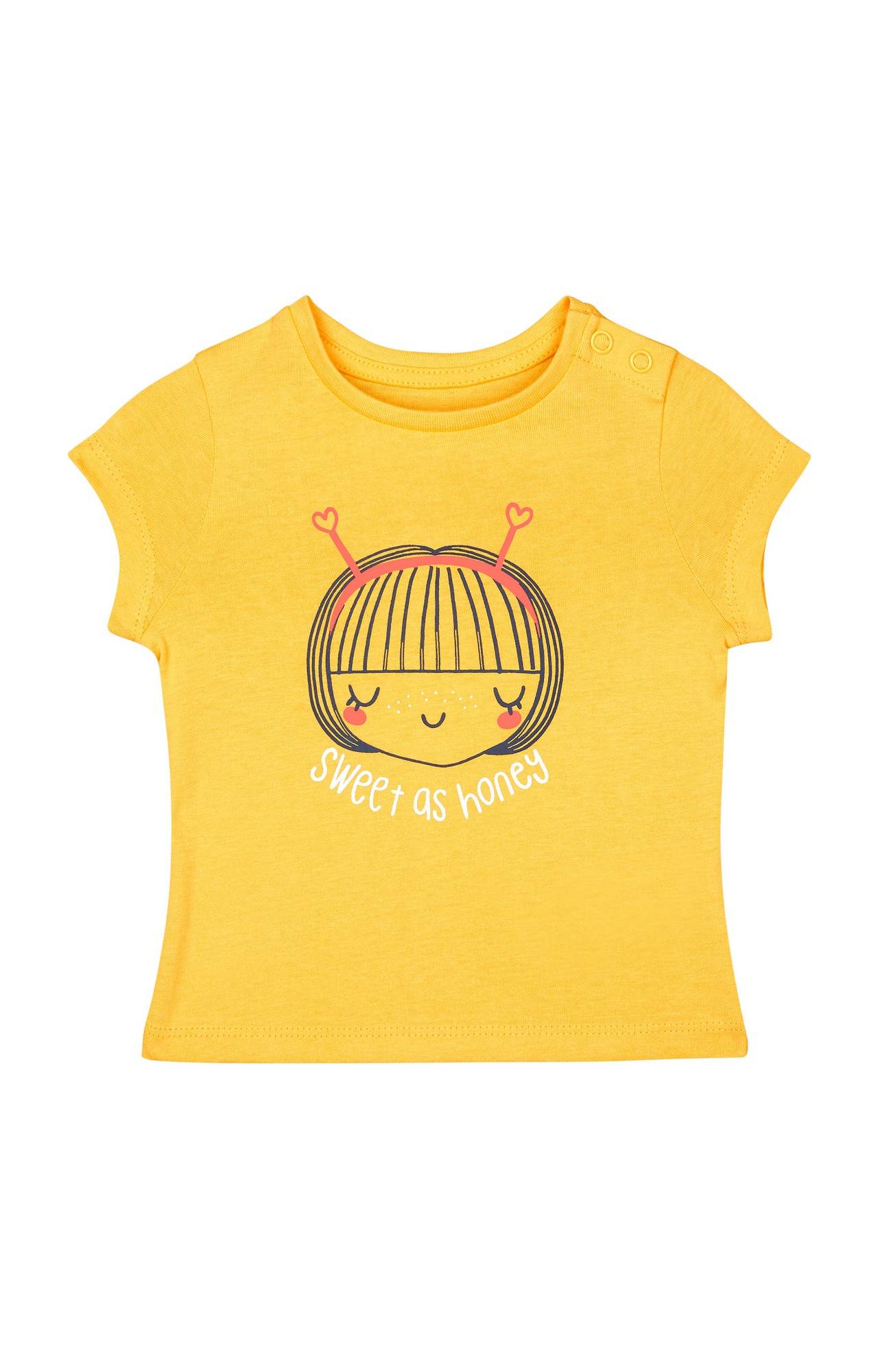Mustard Printed T-Shirt