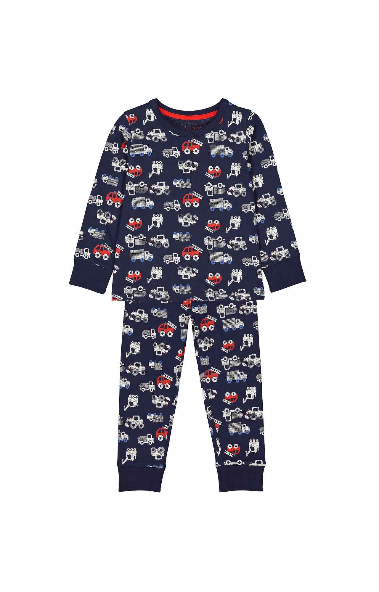 Navy Printed Pyjamas