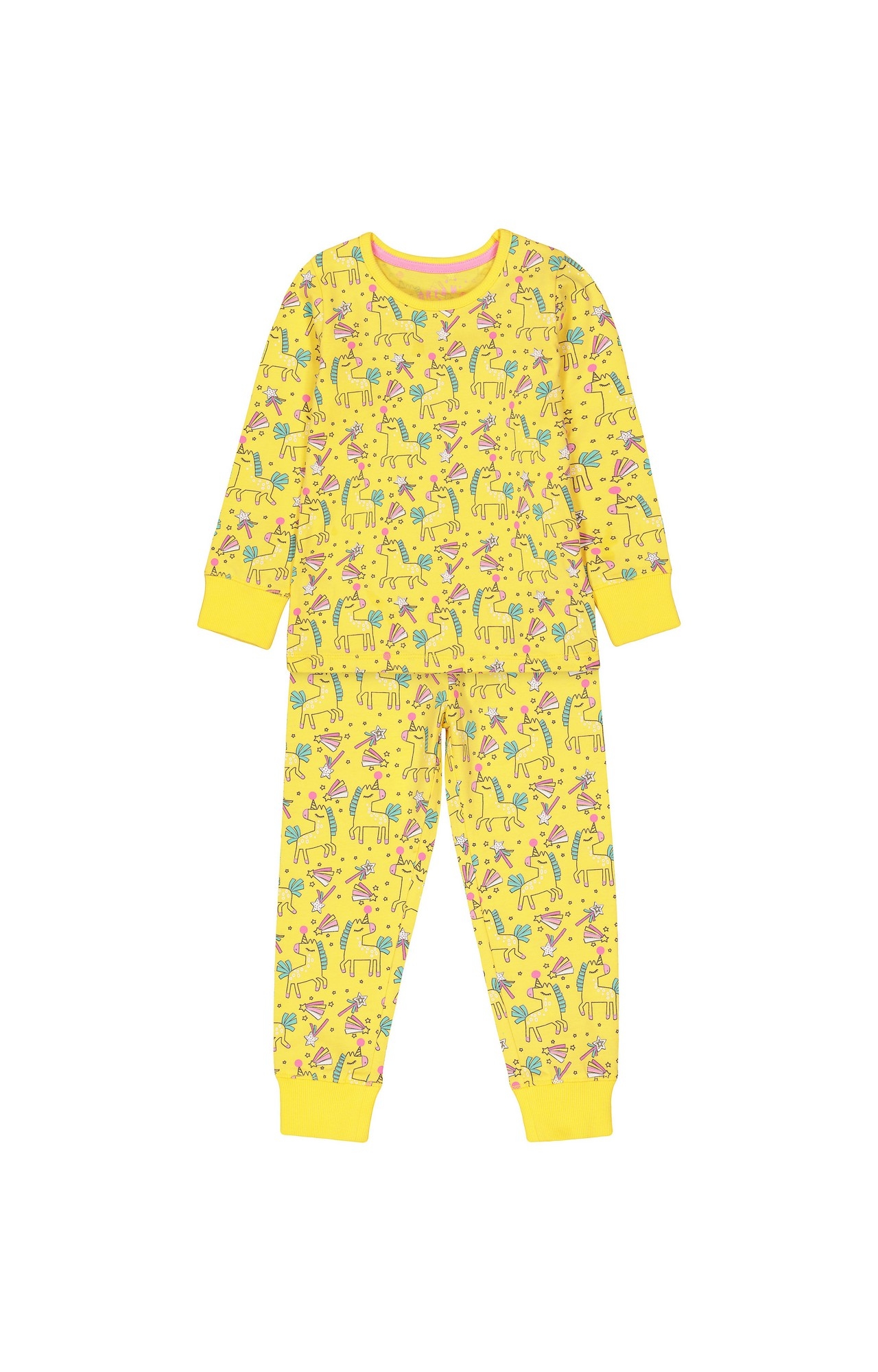 Mothercare | Yellow Printed Pyjamas 0