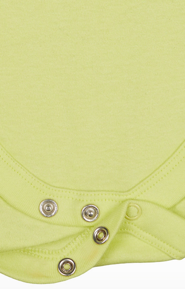Mothercare | Girls Half Sleeve Bodysuit - Printed Yellow 2