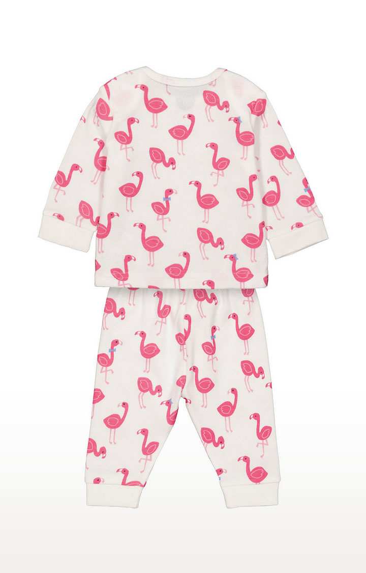 Girls Full Sleeve Pyjama Set - Multicoloured