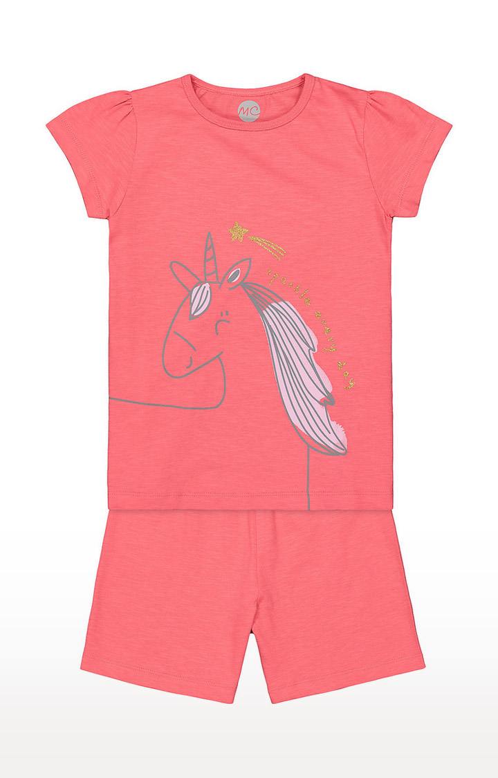Girls Shortie Set - Pink