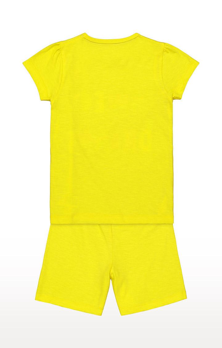 Girls Shortie Set - Yellow