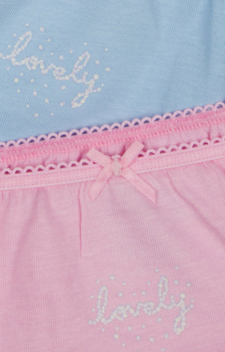 Mothercare | Pink and Blue Solid Panties - Pack of 2 1