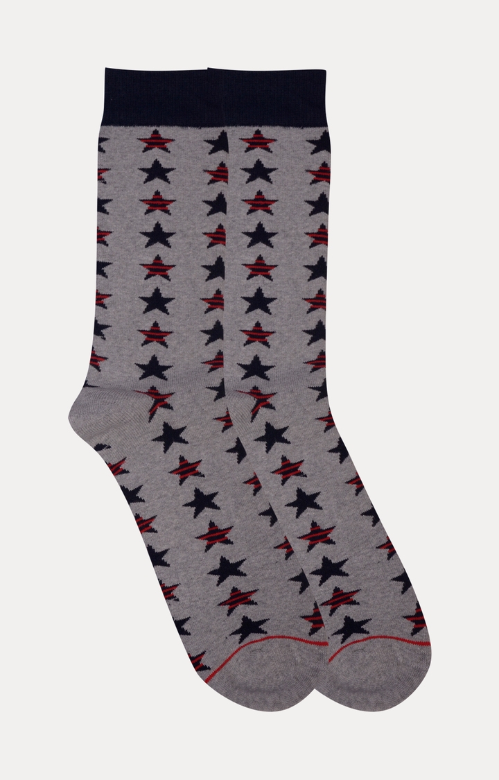 Soxytoes | Grey Printed Socks 0