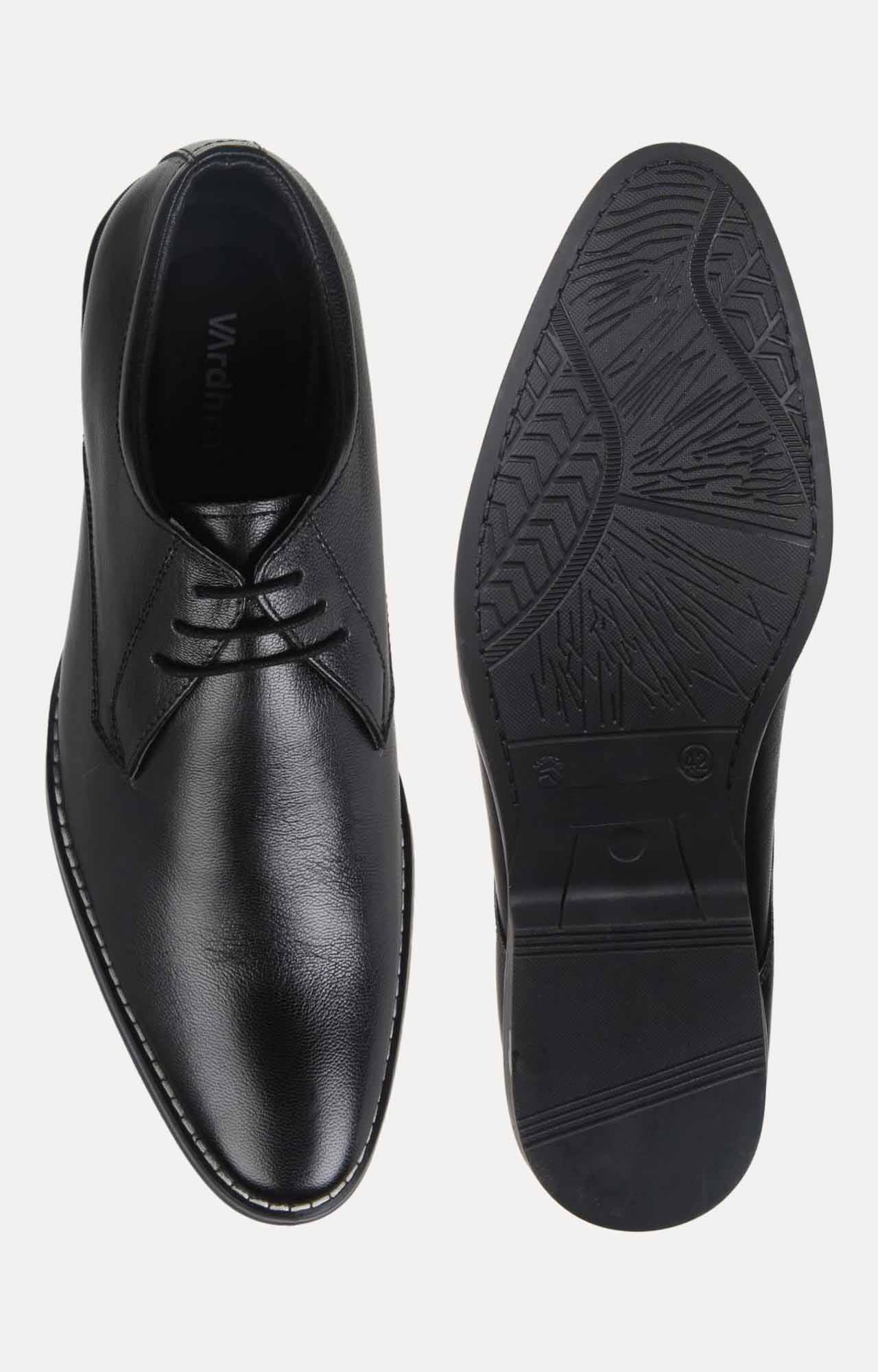 Vardhra | Black Derby Shoes 3