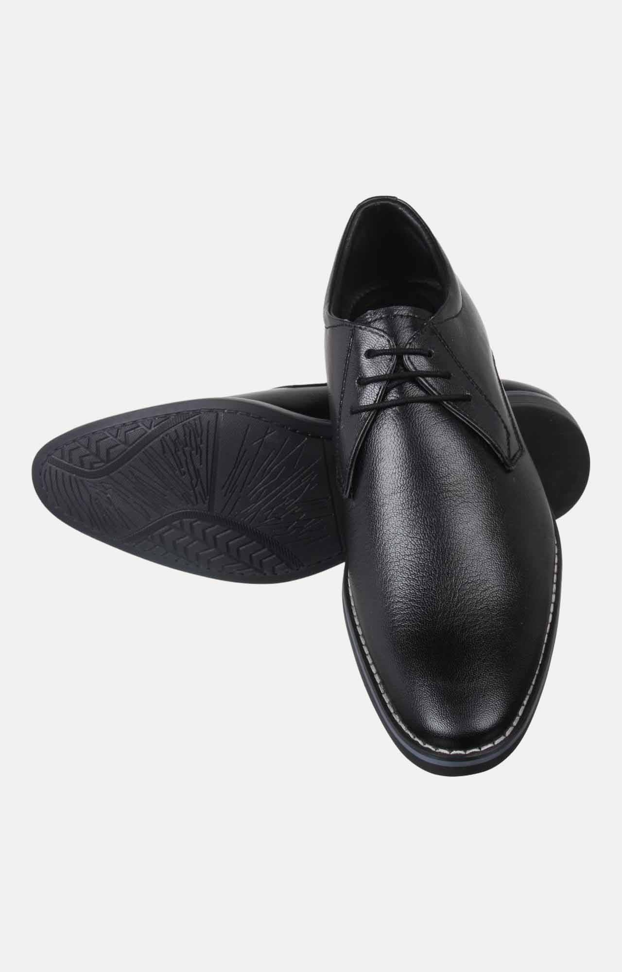 Vardhra | Black Derby Shoes 4