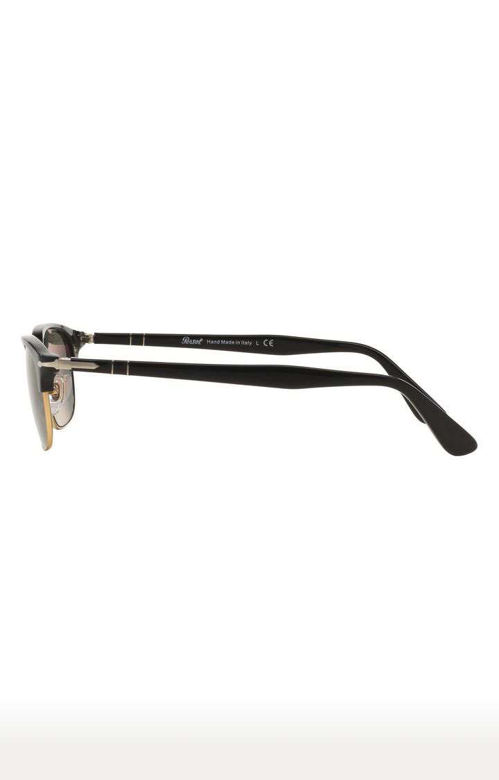 Persol Black Rectangle Sunglasses