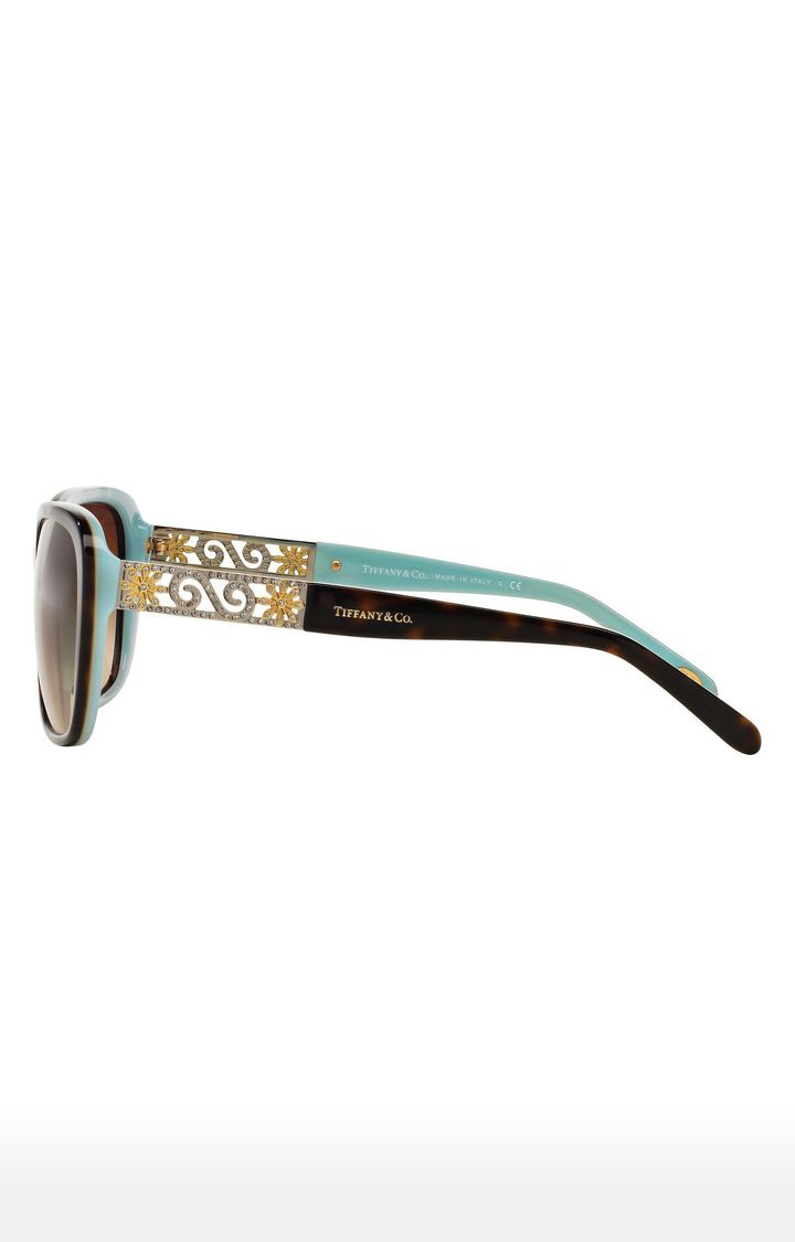 Buy TIFFANY 0TF3081 Full-Rim Shield Sunglasses | Silver Color Women | AJIO  LUXE