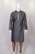 Ethnix By Raymond Dark Grey Kurta With Churidar