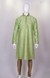 Ethnix By Raymond Light Green Kurta With Churidar