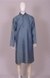 Ethnix By Raymond Medium Blue Kurta With Churidar