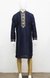 Blue Solid Kurta