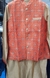 Ethnix By Raymond Medium Orange Kurta With Bundi And Churidar