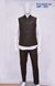 Black Solid Bundi Jacket