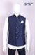 Blue Solid Bundi Jacket