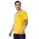 Yellow Taped Collar Slim Fit Pique Polo