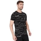 Pastel Yellow Slim Fit Jersey Graphic Tee