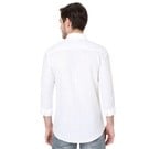 White Stripe Dobby Slim Fit Casual Shirt