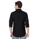 Black Stripe Dobby Slim Fit Casual Shirt