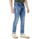 Denim Deluxe Stretch Super Slim Fit Dark Indigo Blue Jeans