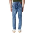 Denim Deluxe Stretch Super Slim Fit Dark Indigo Blue Jeans