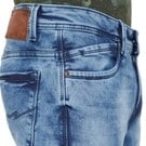 Denim Deluxe Stretch Super Slim Fit Dark Indigo Blue Jeans