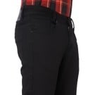 Denim Deluxe Stretch Skinny Fit Jet Black Jeans