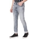 Denim Deluxe Stretch Skinny Fit Light Grey Jeans