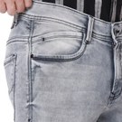 Denim Deluxe Stretch Skinny Fit Light Grey Jeans