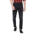 Denim Deluxe Stretch Ankle Length Black Jeans