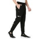 Mufti Black Knitted Track Pants